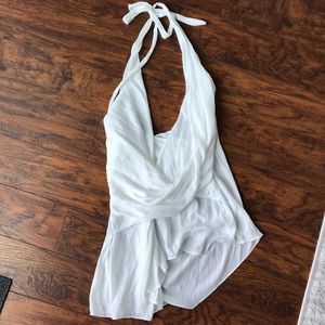 White Halter Top Brand New Never worn 💫